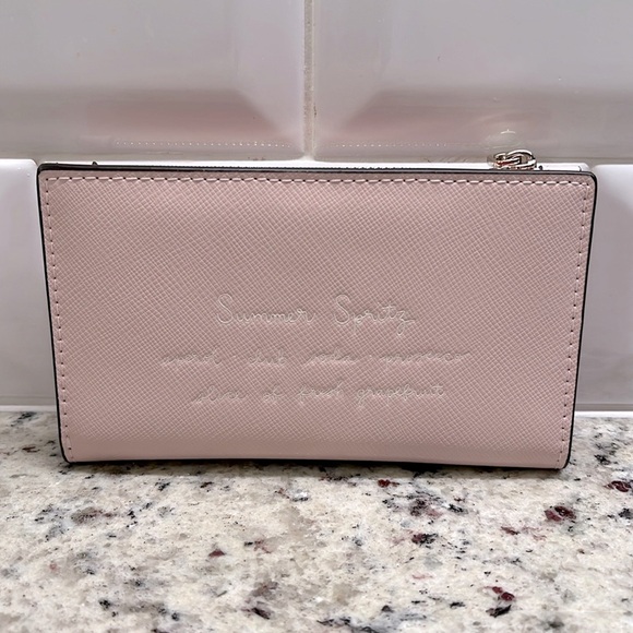 Kate Spade Summer Spritz Small Slim Bi-fold Wallet NWT - Picture 4 of 7